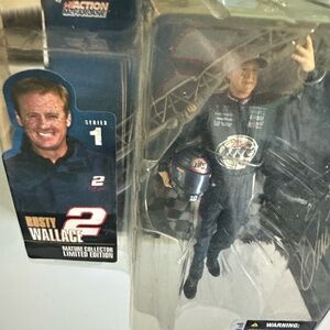 Nascar Black and Blue Racing Collectible